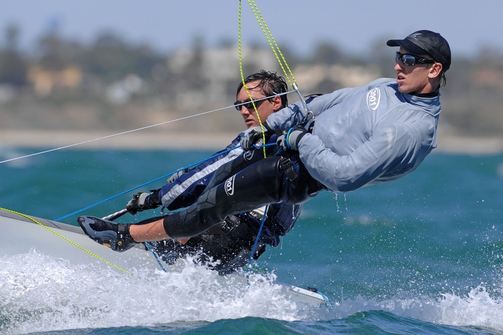 Mark Overington, Geoffrey Woolley (NZL) Sailing - 2008 Sail Melbourne 470 Asia Pacific Regatta Sandringham Yacht Club photo copyright Jeff Crow/ Sport the Library http://www.sportlibrary.com.au taken at  and featuring the  class